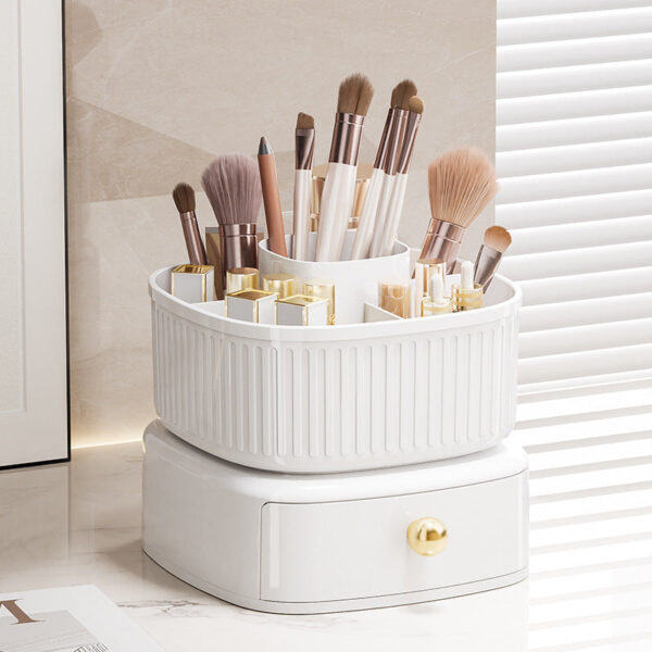 Double Rotating Makeup Brush Organizer（50% OFF）