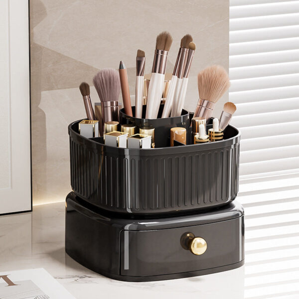 Double Rotating Makeup Brush Organizer（50% OFF）