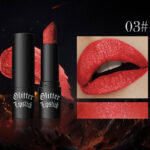 Matte Permanent Lipstick With Fine Glitters（50% OFF）